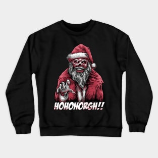 Santa zombie Crewneck Sweatshirt